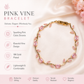Pink Vine Bracelet