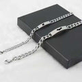 Stainless steel Cat woman X Bat Couple Bracelets