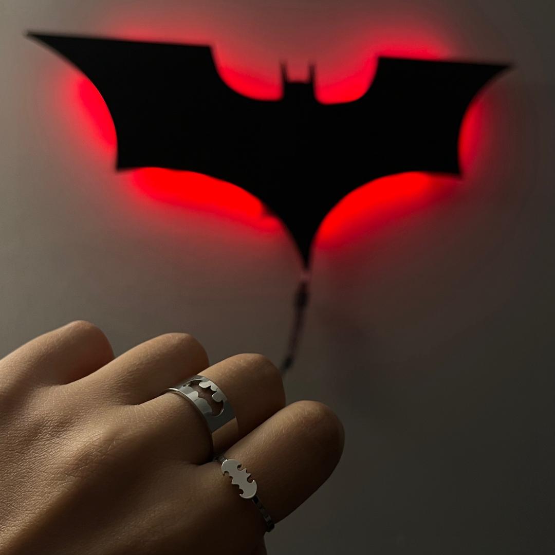 Batman x Catwoman matching ring