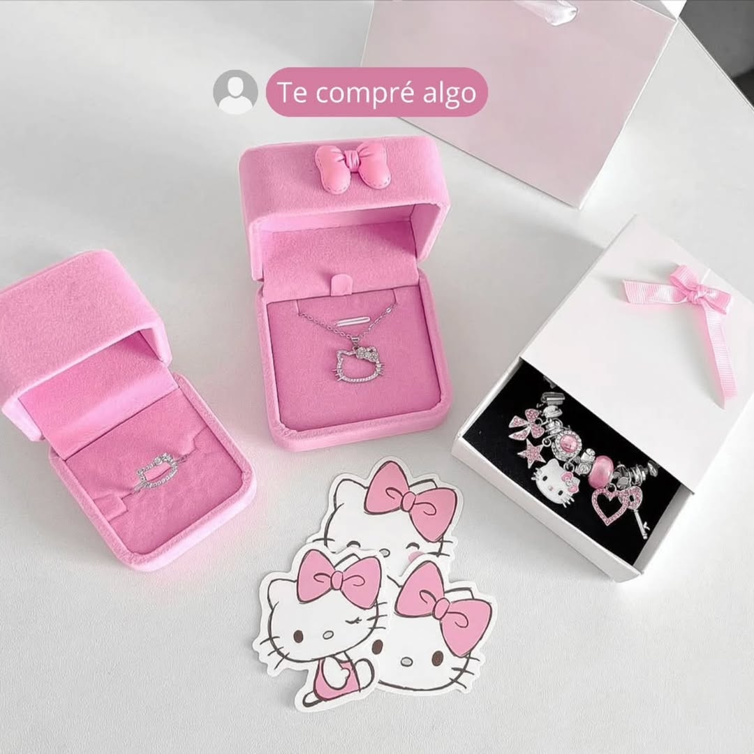 Hello kitty ring x hello kitty pendent
