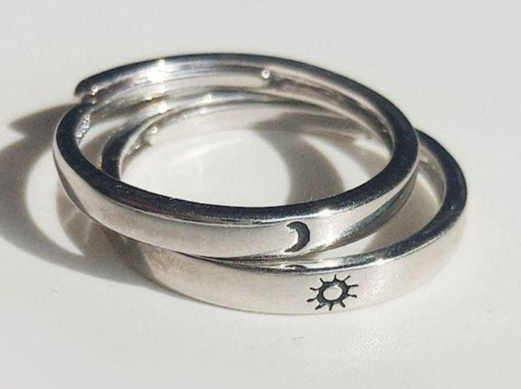 Sun moon matching reel ring
