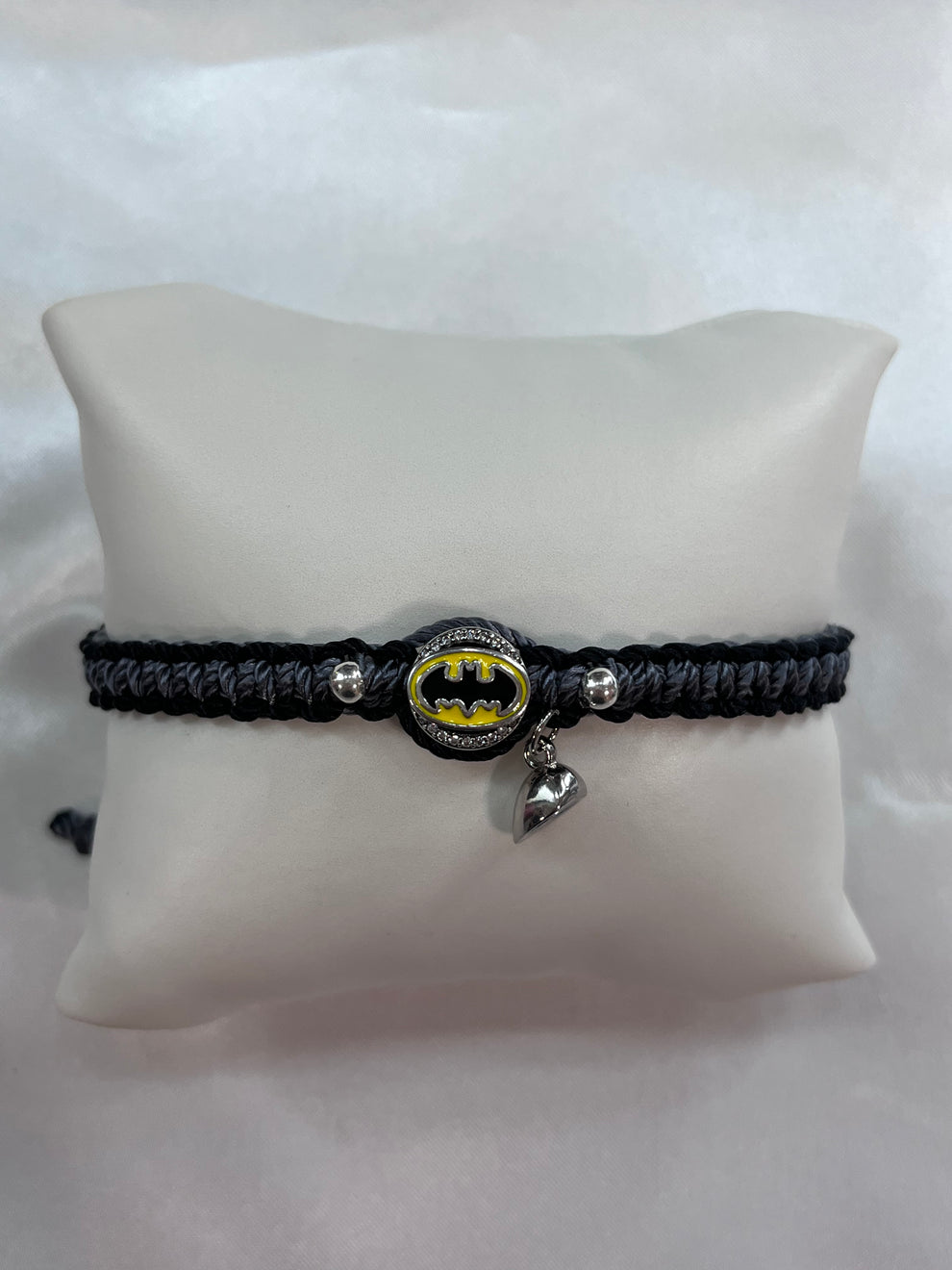 Batman couples thread bracelet