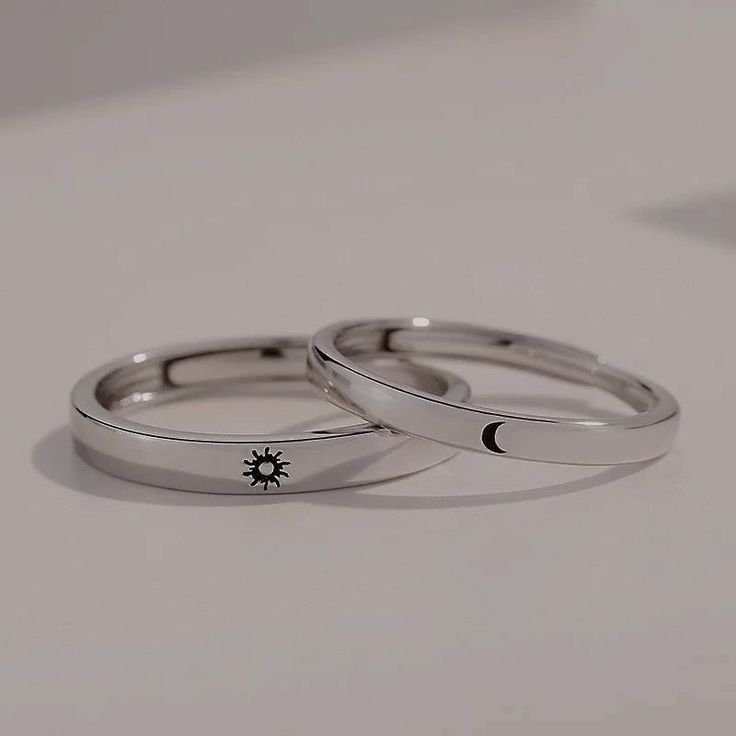 Sun moon matching reel ring