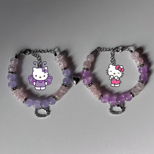 Hello kitty friendship matching bracelet