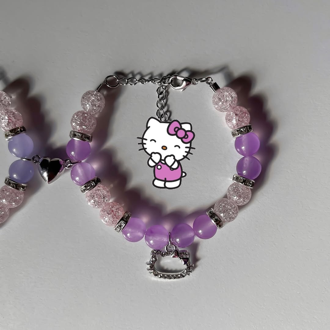 Hello kitty friendship matching bracelet
