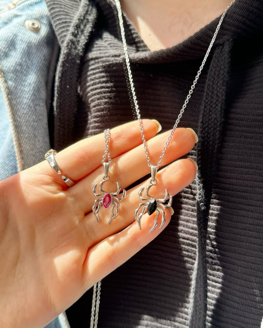 Miles x gwen matching pendant